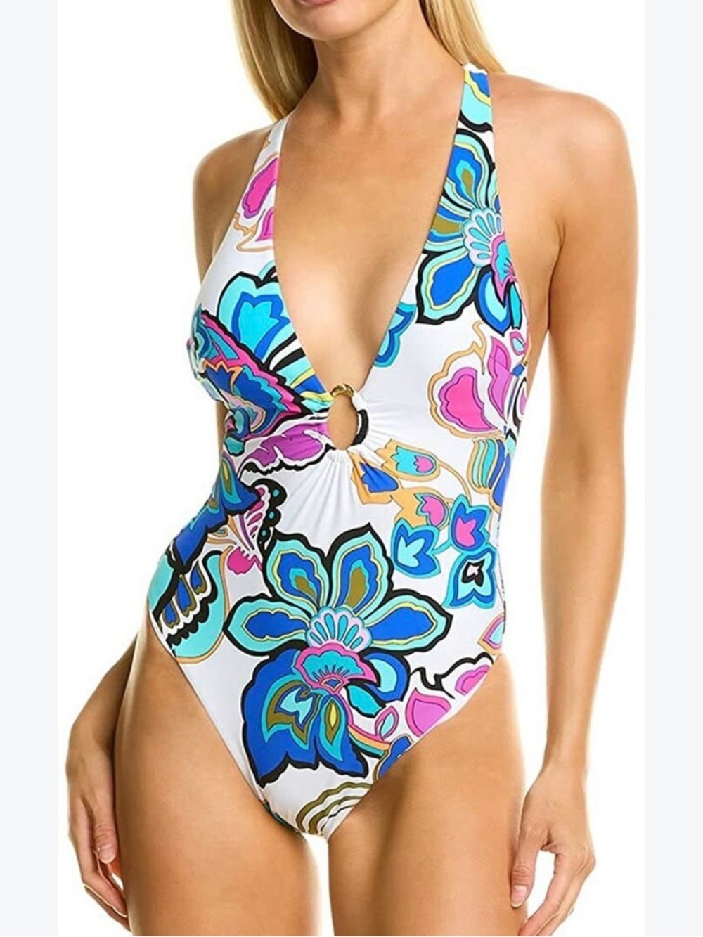 TRINA TURK mandalay plunge one piece